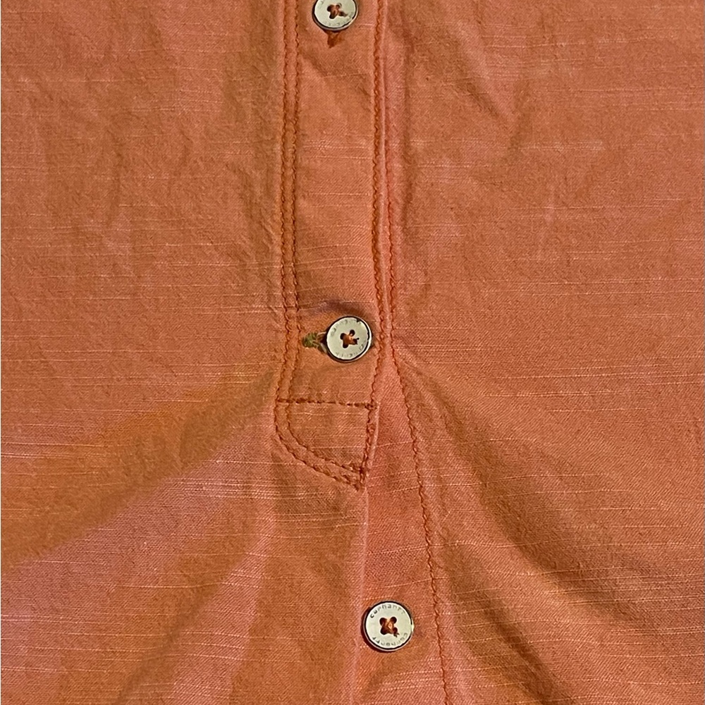 Carhartt‎ button up women’s size medium coral pre-owned condition - Picture 8 of 12